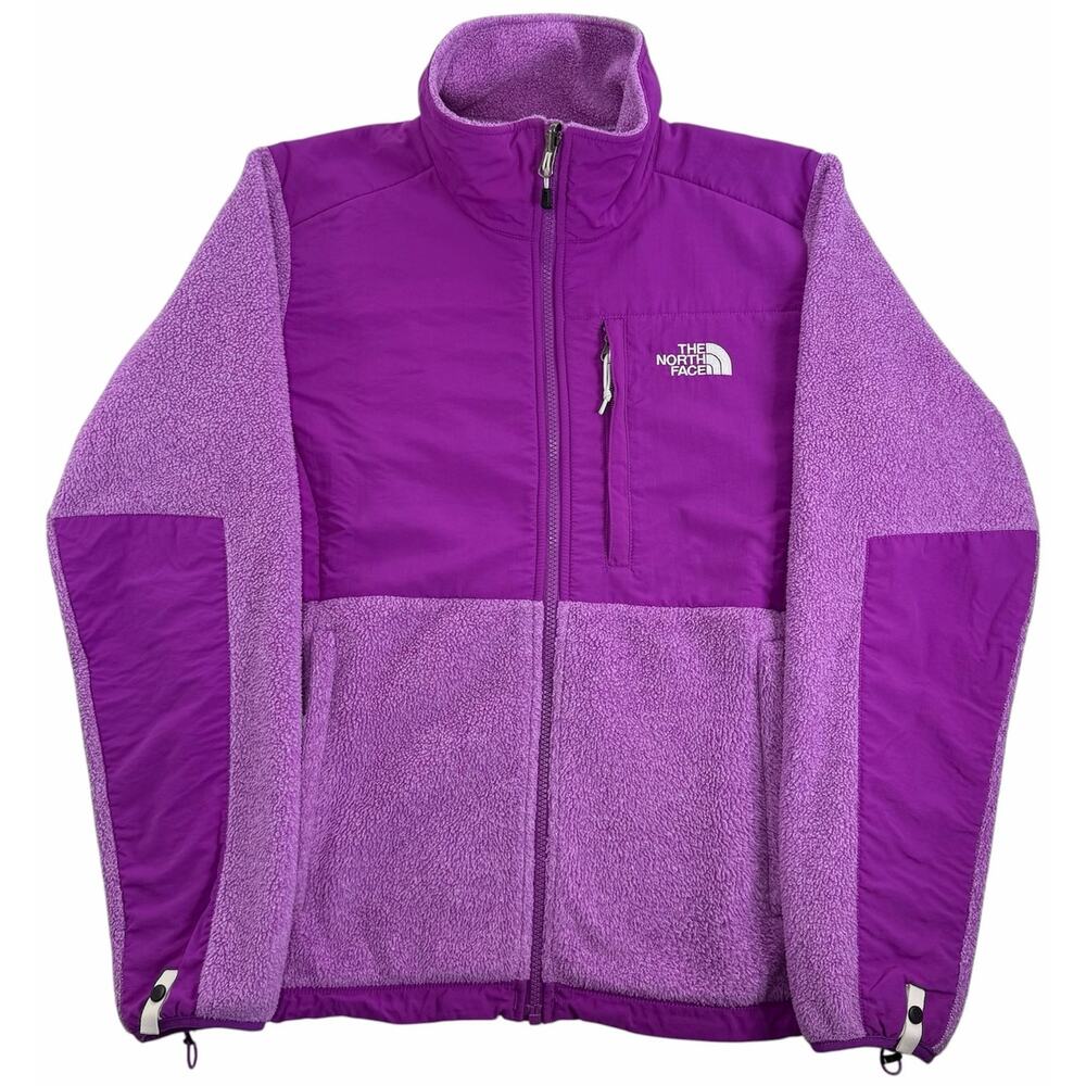 The North Face Full Zip Denali Womens Medium Purple Fleece Denali Outdoor Jacket